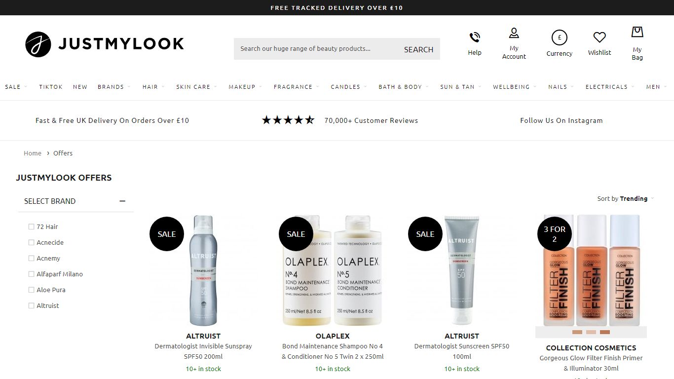 Justmylook Offers