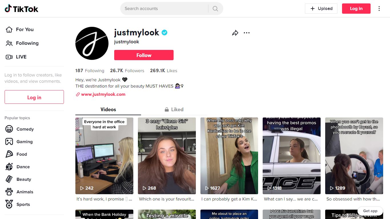 justmylook (@justmylook) Official TikTok | Watch justmylook's Newest ...